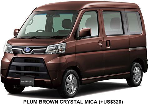 New Subaru Dias Wagon body color: Plum Brown Crystal Mica (option color +US$320)