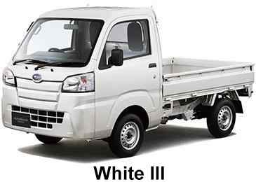 Subaru Samber Truck Color: white