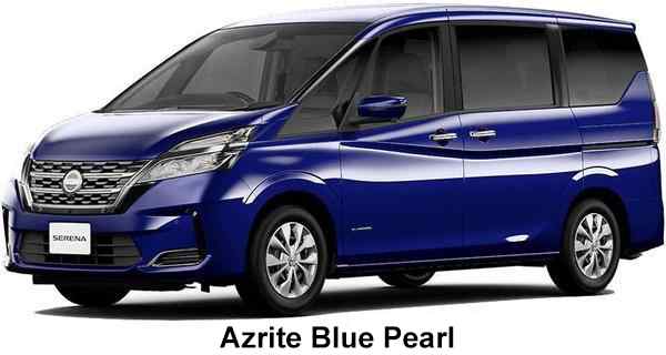 Nissan Serena Hybrid Color: Azurite Blue Pearl