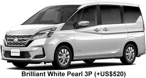 Nissan Serena Hybrid Color: Brilliant White Pearl