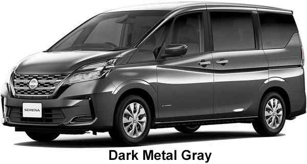 Nissan Serena Hybrid Color: Dark Metal Gray Metallic