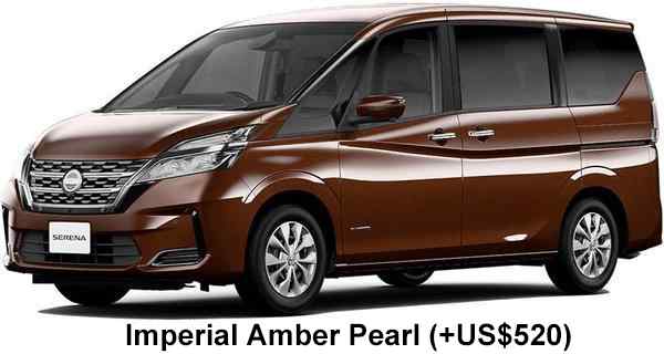 Nissan Serena Hybrid Color: Imperial Amber Pearl