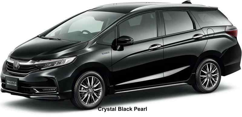 New Honda Shuttle body color: CRYSTAL BLACK PEARL