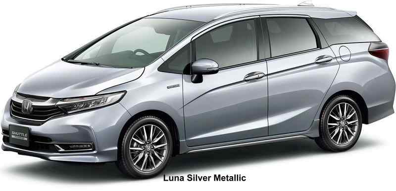 New Honda Shuttle Hybrid body color: LUNA SILVER METALLIC