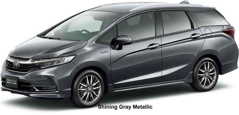 New Honda Shuttle Hybrid body color: SHINING GRAY METALLIC