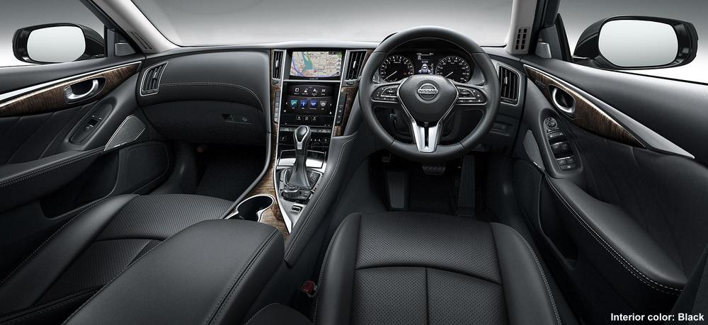 New Nissan Skyline Hybrid photo: Cockpit view (Black)