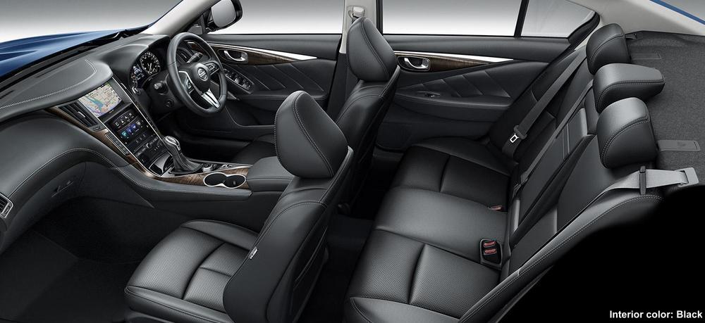 New Nissan Skyline Hybrid photo: Interior view (Black)