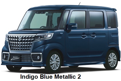 Suzuki Spacia Custom Color: Indigo Blue Metallic
