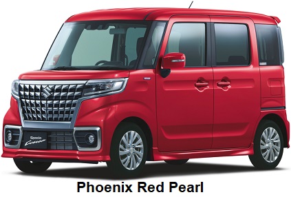 Suzuki Spacia Custom Color: Phoenix Red Pearl