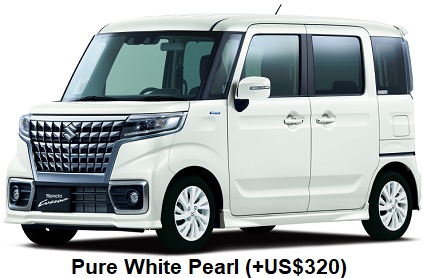 Suzuki Spacia Custom Color: Pure White Pearl