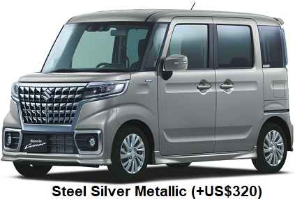 Suzuki Spacia Custom Color: Steel Silver Metallic