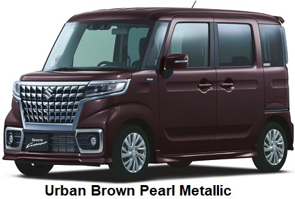 Suzuki Spacia Custom Color: Urban Brown Pearl Metallic