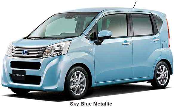 Subaru Stella Color: Sky Blue Metallic