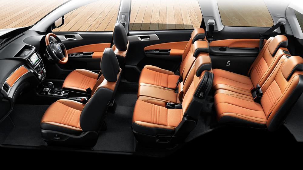 New Subaru Exiga Crossover-7 Picture: interior view