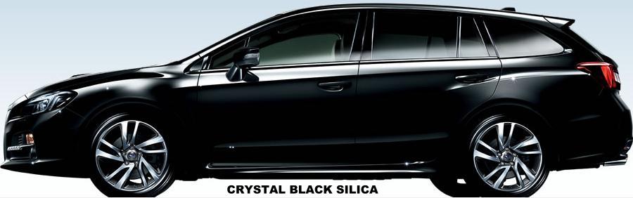 New Subaru Levorg body color: CRYSTAL BLACK SILICA