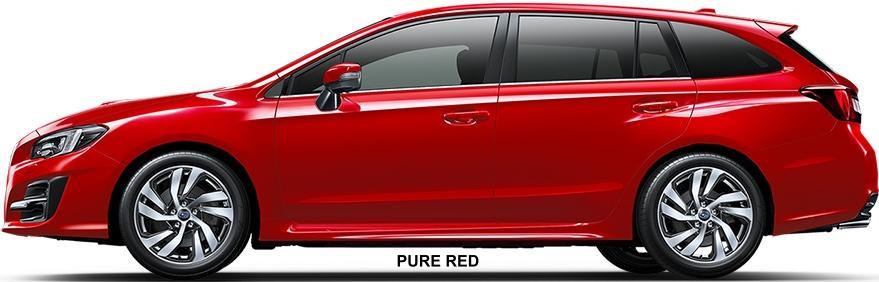 New Subaru Levorg body color: PURE RED
