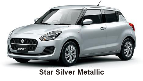 Suzuki Swift Color: Star Silver Metallic