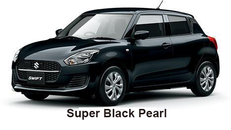 Suzuki Swift Color: Super Black Pearl