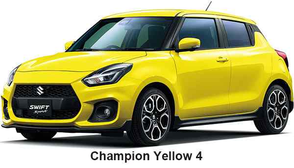 Suzuki Swift Sports Color: Champion Yellow 4