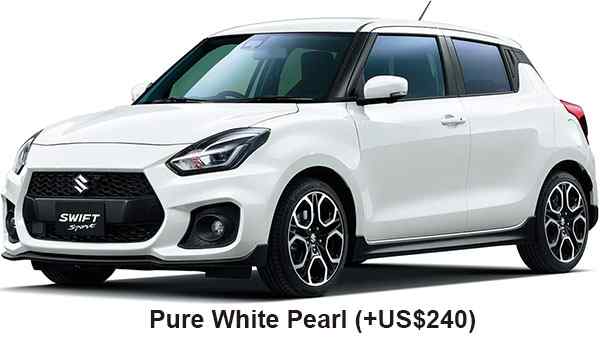 Suzuki Swift Sports Color: Pure White Pearl