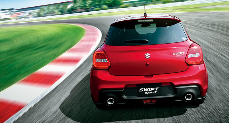 New Suzuki Swift Sport photo: Rear view