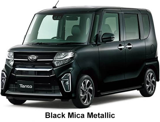 Daihatsu Tanto Custom Color: Black Mica Metallic