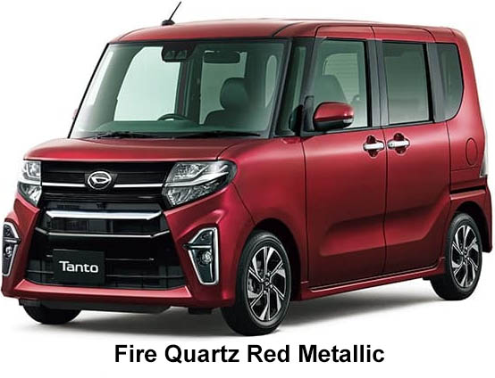 Daihatsu Tanto Custom Color: Fire Quartz Red Metallic