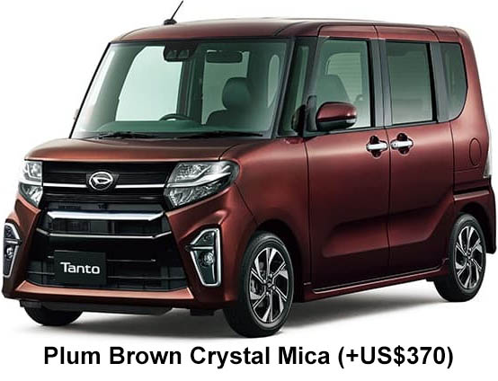 Daihatsu Tanto Custom Color: Plum Brown Crystal Mica