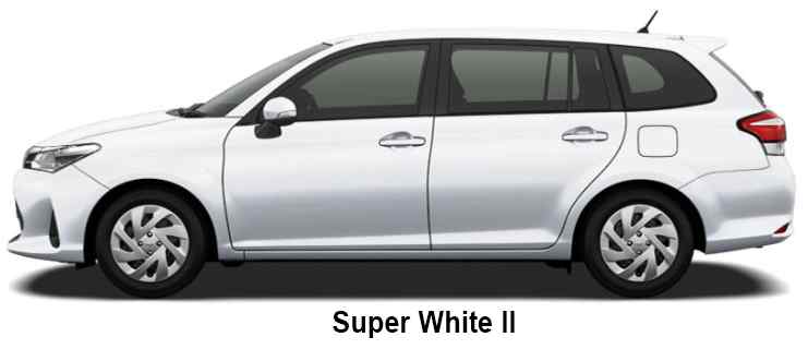 Toyota Corolla Fielder Hybrid Color: Super White
