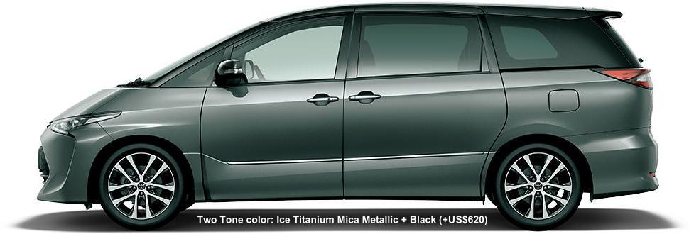2 TONE COLOR: ICE TITANIUM MICA METALLIC + BLACK (option color US$620)