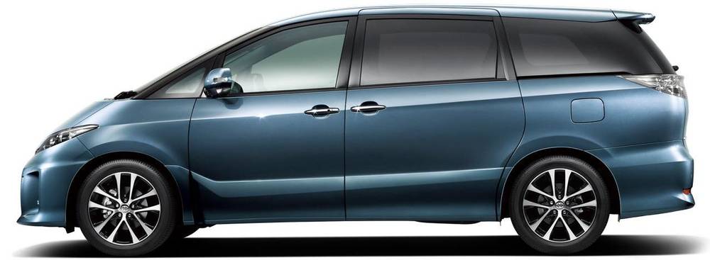 New Toyota Estimar: Side view 