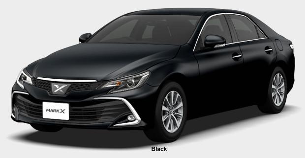 New Toyota Mark-X body color: BLACK