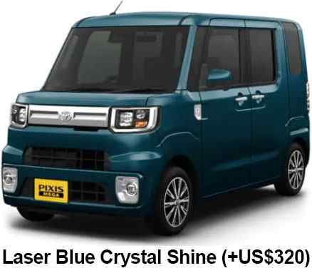 Toyota Pixis Mega Color: Laser Blue Crystal Shine