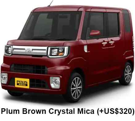 Toyota Pixis Mega Color: Plum Brown Crystal Mica