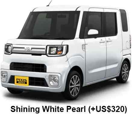Toyota Pixis Mega Color: Shining White Pearl