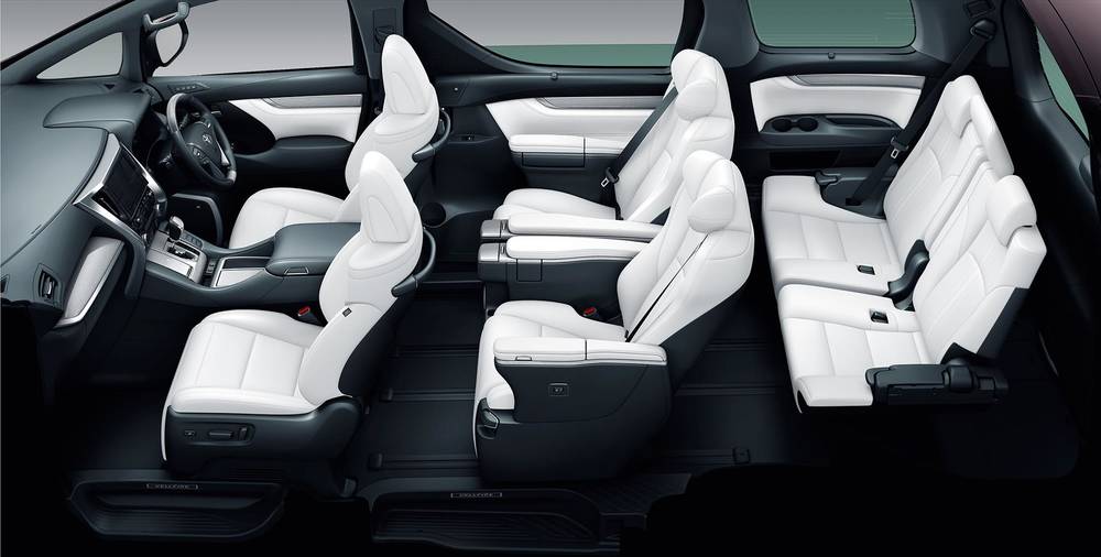 New Toyota Vellfire Executive Lounge: Interior view