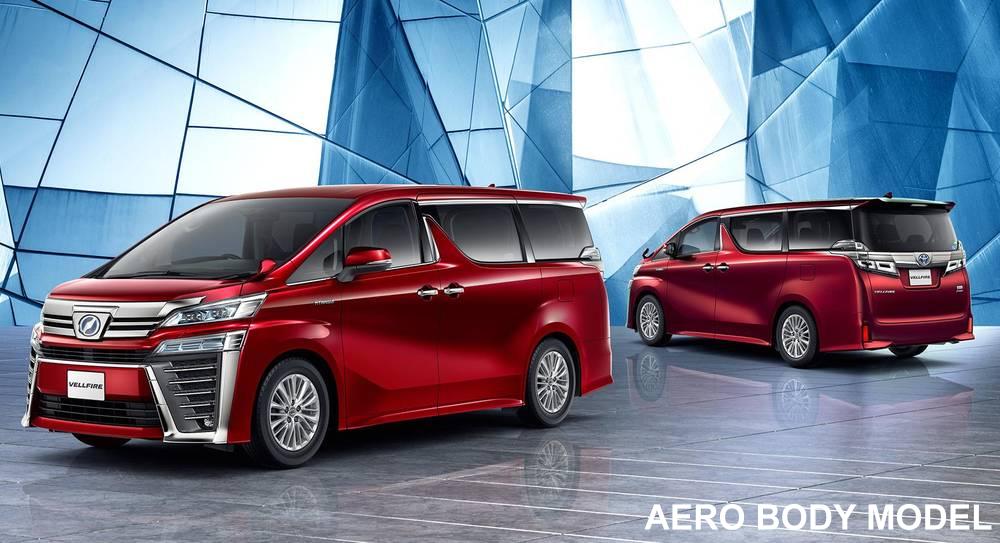 New Toyota Vellfire Hybrid Aero Body Model pictures