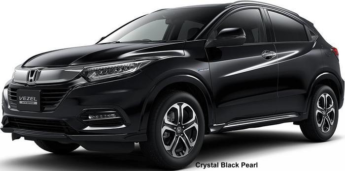 New Honda Vezel body color: CRYSTAL BLACK PEARL