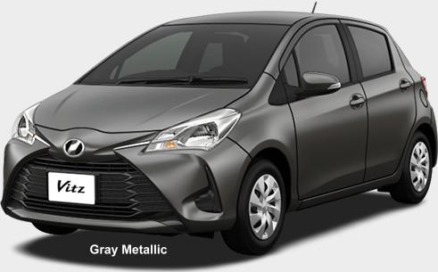 New Toyota Vitz body color: Gray Metallic