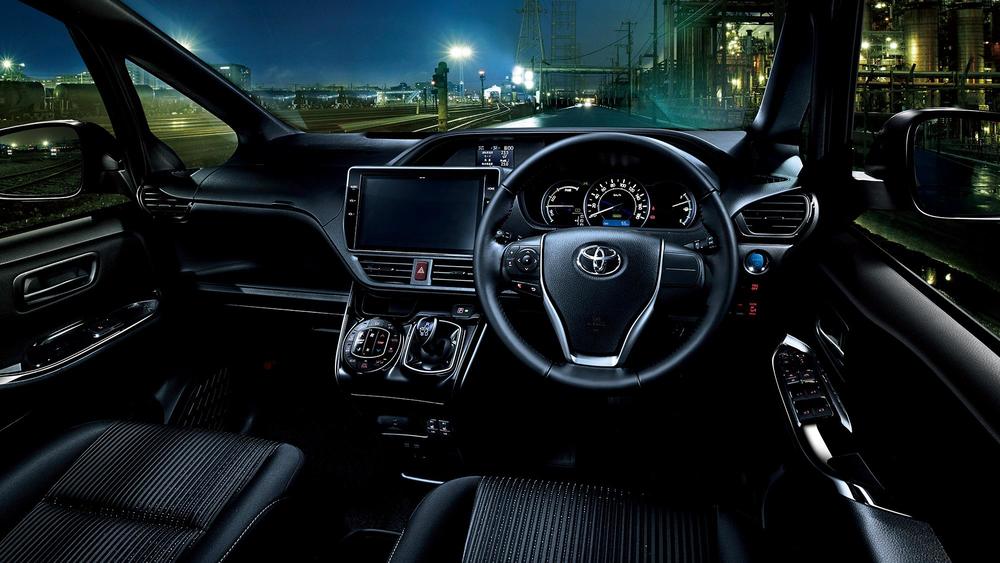 New Toyota Voxy Hybrid Cockpit picture, Driver view photo and Interior