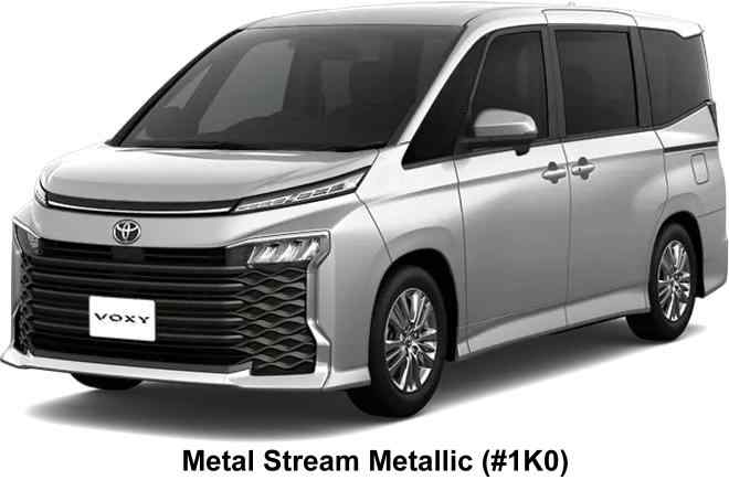 New Toyota Voxy Hybrid body color: METAL STREAM METALLIC (Color No. 1K0 )