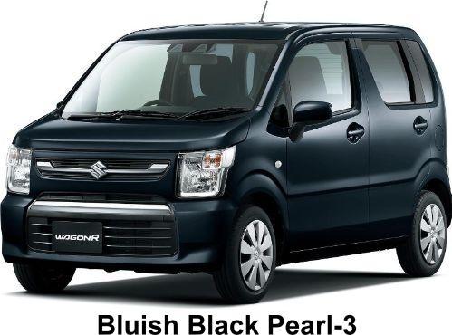 New Suzuki Wagon R body color: Bluish Black Pearl