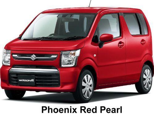 New Suzuki Wagon R body color: Phoenix Red Pearl