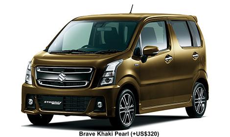 New Suzuki Wagon-R Stingray body color: BRAVE KHAKI PEARL (option color +US$320)