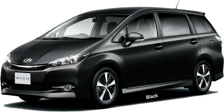 New Toyota Wish body color: Black