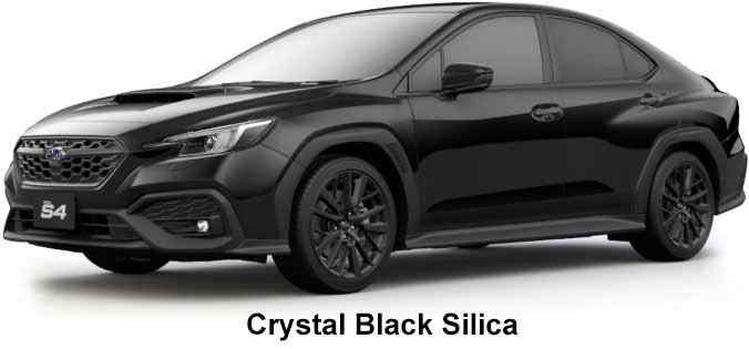 New Subaru WRX S4 Sti Sport body color: Crystal Black Silica