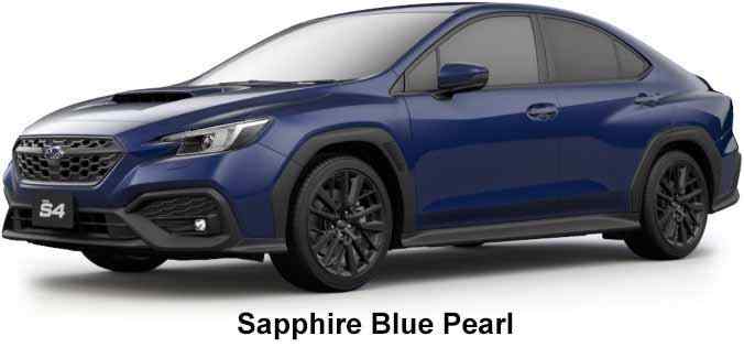 New Subaru WRX S4 Sti Sport body color: Sapphire Blue Pearl