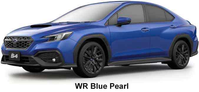 New Subaru WRX S4 Sti Sport body color: WR Blue Pearl