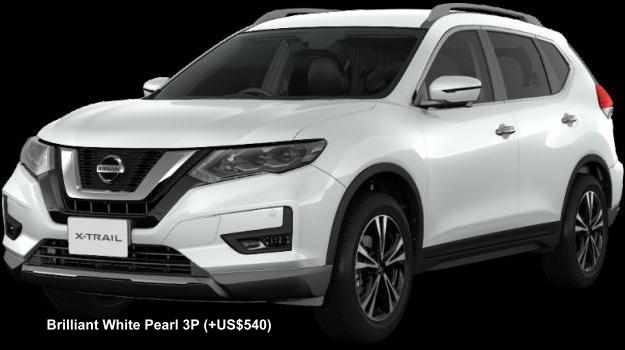 New Nissan X-Trail body color: BRILLIANT WHITE PEARL 3P (option color +US$540)