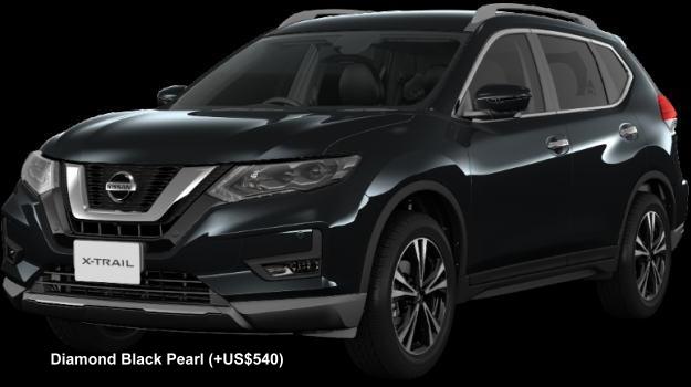 New Nissan X-Trail body color: DIAMOND BLACK PEARL (option color +US$540)